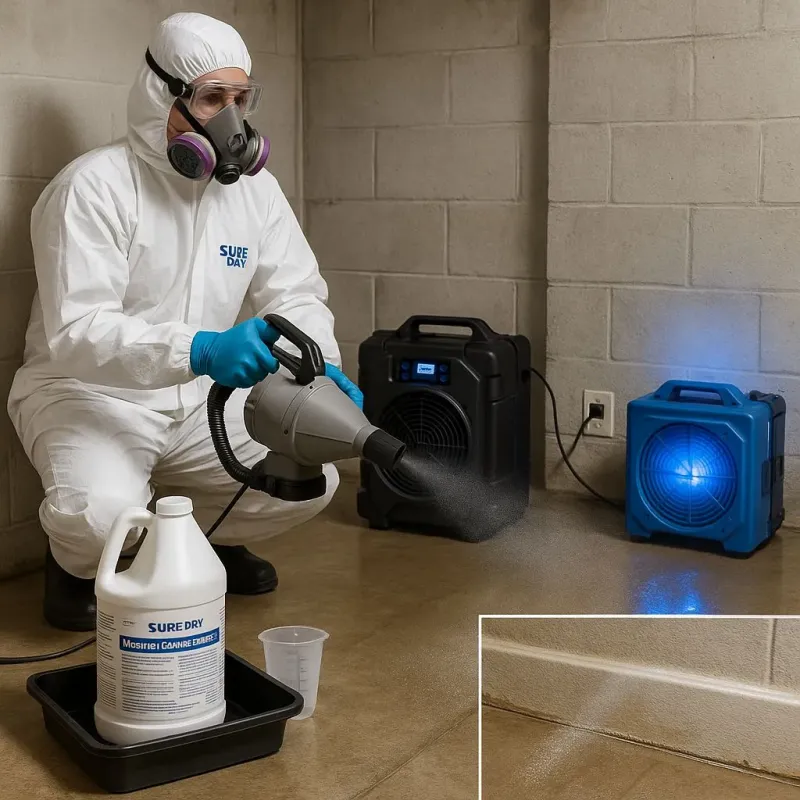Sanitization and Odor Removal process in Bellevue, MI