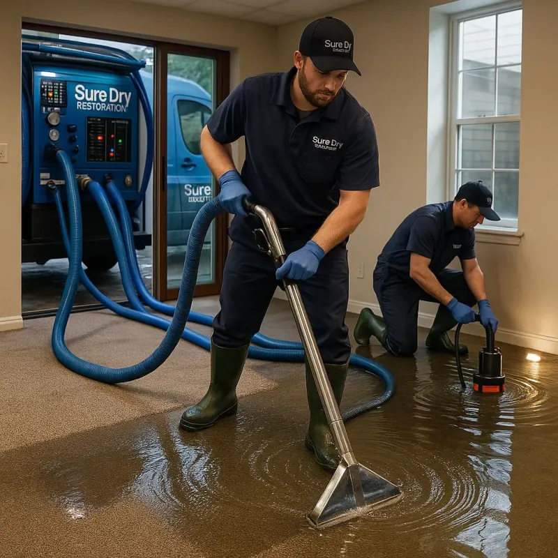 Water Extraction and Removal process in Bellevue, MI